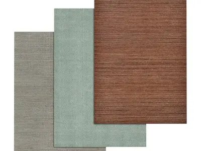 Rug Set 1021 3D model
