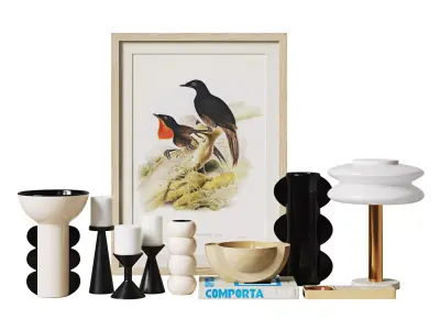 Decor Set 001 3D model