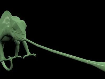 chameleon chamelon 3D model
