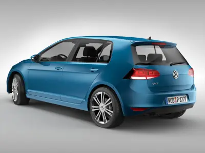 Volkswagen Golf MK7 2013 3D model