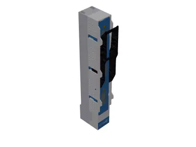 Vertical type low voltage NH fuse Free 3D model