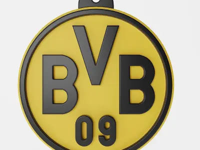 Borussia Dortmund FC Football Club 3D print model