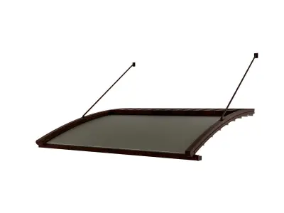 Motorized Pergola 6 rust2 3D model