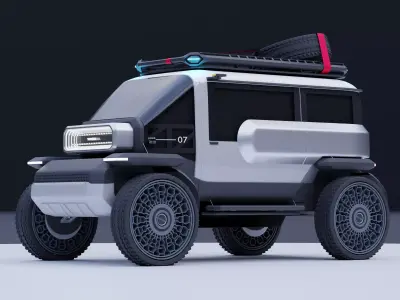 Toyota - Baby Lunar Cruiser - 2023 3D model
