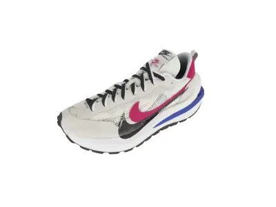Sacai x Nike Vaporwaffle  Royal Fuchsia Low-poly 3D model