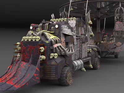 Mad Max War Rig 3D model