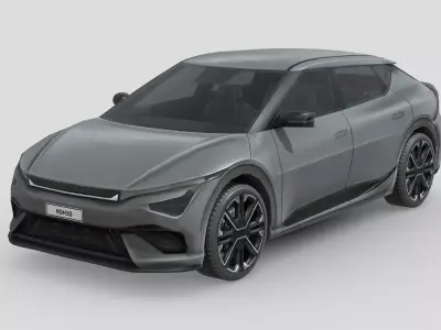 Kia EV6 GT-Line 2025 Low-poly 3D model