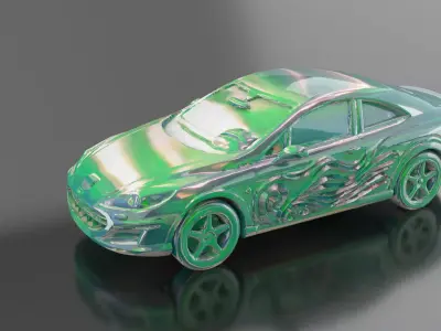 3DCarModel4073GoldFree Free 3D print model