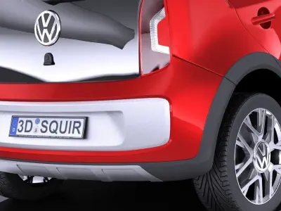 Volkswagen Cross Up 2016 VRAY 3D model