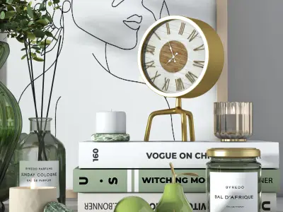 Decorative set 09 3D model