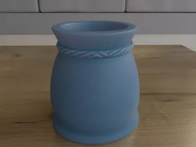 Santa Bag Planter Candy container STL Christmas 3D Model 3D print model