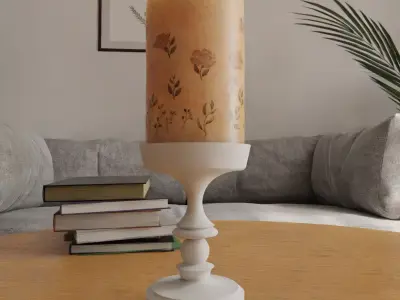 candle holder 009 3D print model
