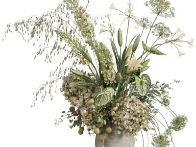 Flower In Vase 104 3D model