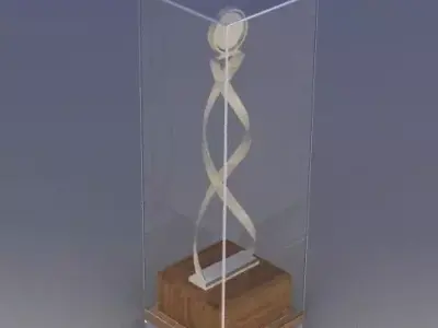 helical trophy Free 3D model