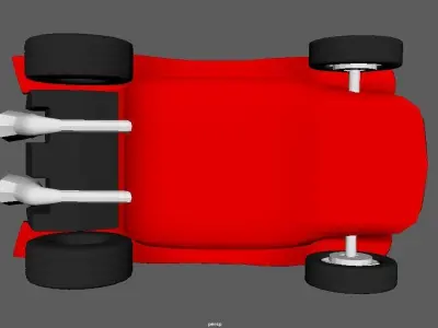 QMBuggy01 car Low-poly 3D model