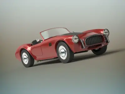 Old Sport car 3D model