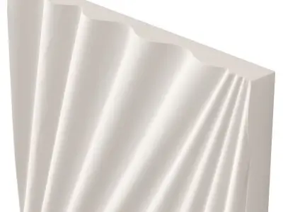 Small plaster artwork Low-poly 3D model