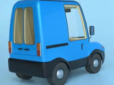 Toon Van 3D model