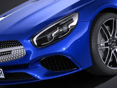 Mercedes-Benz SL 2017 3D model