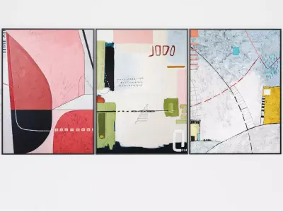 Art Frames 146- Acrylic Canvas Wall Art 3D model