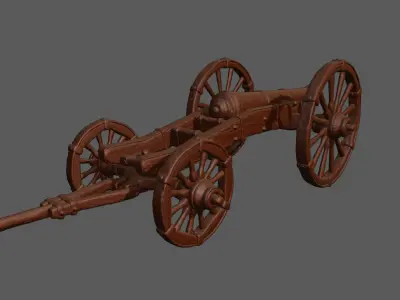 Historical Cannon 3D Print 3D print model