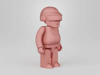 Bearbrick Daft Punk 2 3D print model