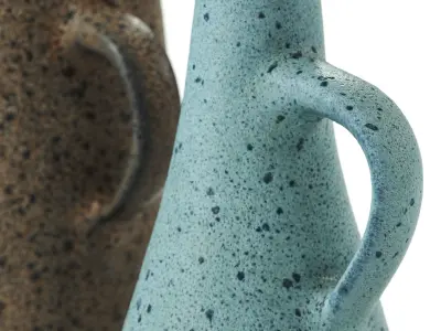 polypasta - Vases sprinkles 01 and 02 3D model