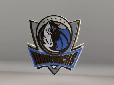 NBA Dallas Mavericks Logo 3D model