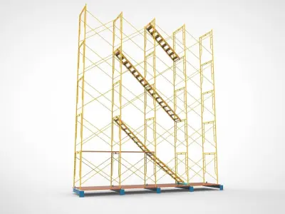 Scaffolding 3D model