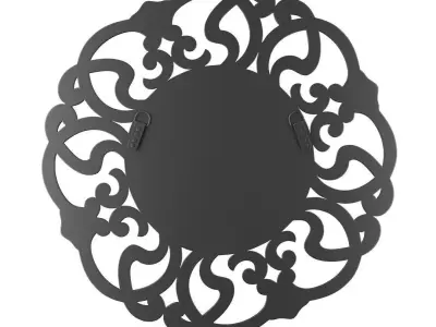 Wall Mirror Mornaix Silver 3D model