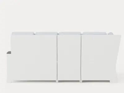 James Luxury Lounge Group Reversible Low-poly 3D model