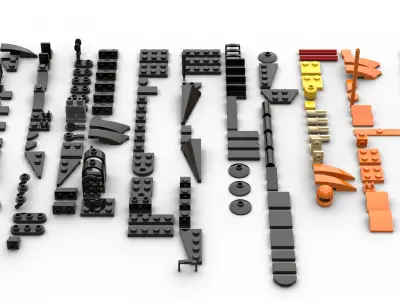 TwindBricks3D - 76919 2023 McLaren Formula 1 Race Car 3D print model