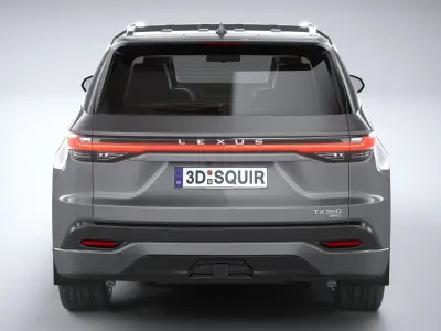 Lexus TX 350h 2024 3D model