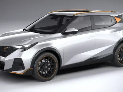 GAC GS3 2023 R Style 3D model