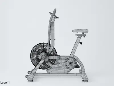 Stairmaster HIIT Bike 3D model