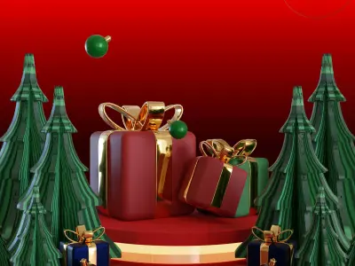 merry christmast 3D model