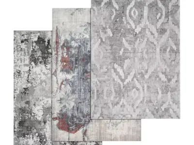 Rug Set 1252 3D model