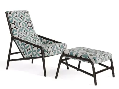 Bruno M d Bilbao Armchair 3D model