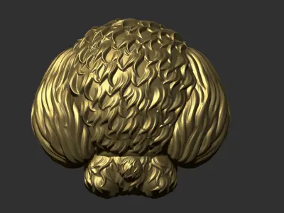 cute dog 3D print model