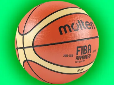 Football and Basketball  Free 3D model