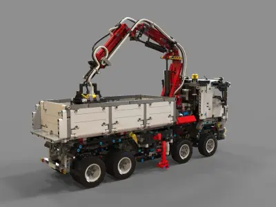 Lego truck 3D model