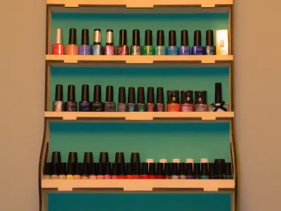 VERNITHEQUE nail polish rack 3D model