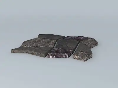 Paver Stone Path Free 3D model