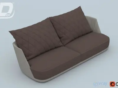 Quiron Sofa 3D model