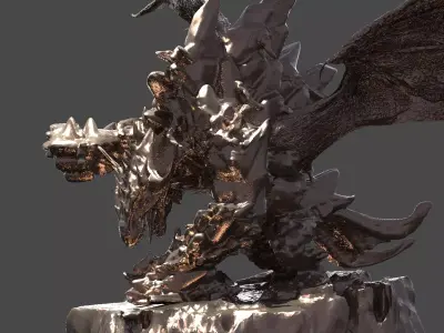 Horned Dragon ogre  3D model
