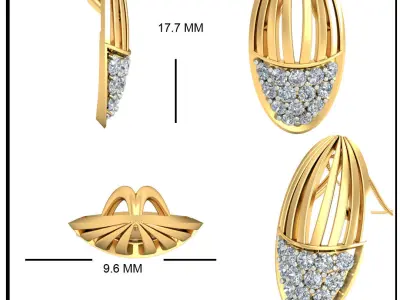 Solitaire Pendant 3dm stl FBX OBJ Render Detail 3D print model get
