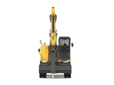 CAT M318 Wheel Excavator 3D model