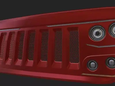 ORACLE LIGHTING VECTOR PRO SERIES GRILL 3D model