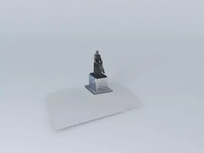 Statue of Francisco Fernandez Ordonez SANTA POLA Free 3D model