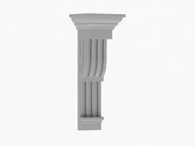 Scroll Corbel 55 - 3D Printable 3D model